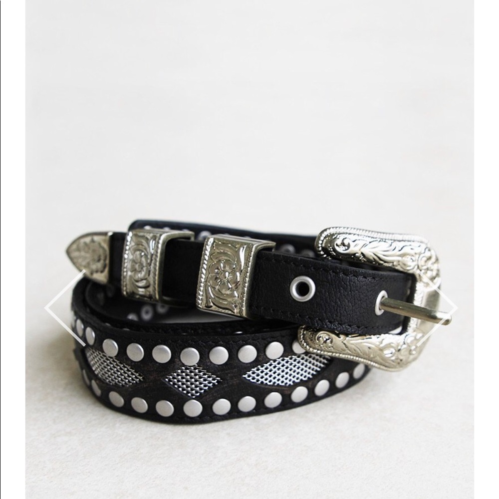 Spell & the Gypsy Rare The Outlaw Belt black silver